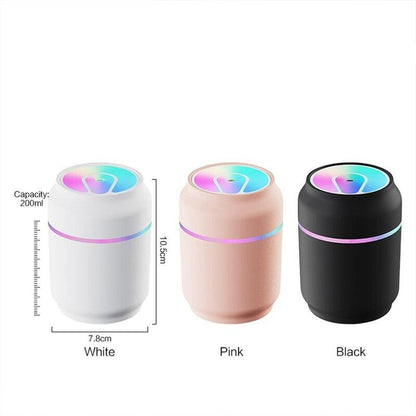 Portable USB Humidifier With LED Colorful Night Lamp