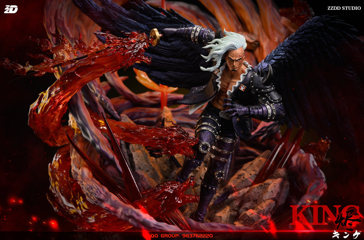 One Piece - King | 1:4 Resin Statue | von ZZDD Studio