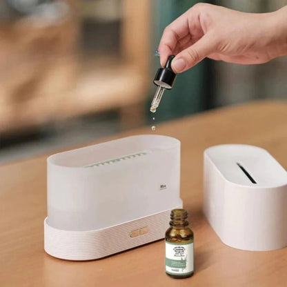 200ml Realistic Flame Humidifier For Aromatherapy and Air Purifier