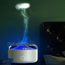 LED Air Humidifier With The Stylish Smoke Ring Spray