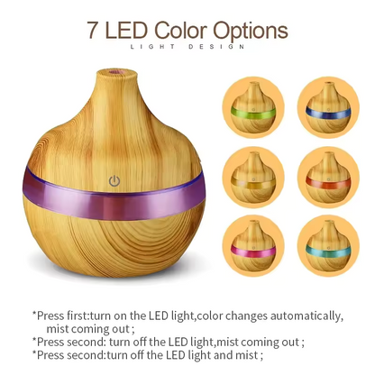 Electric Aroma Air Diffuser - Humidifier For Indoor Air Purification