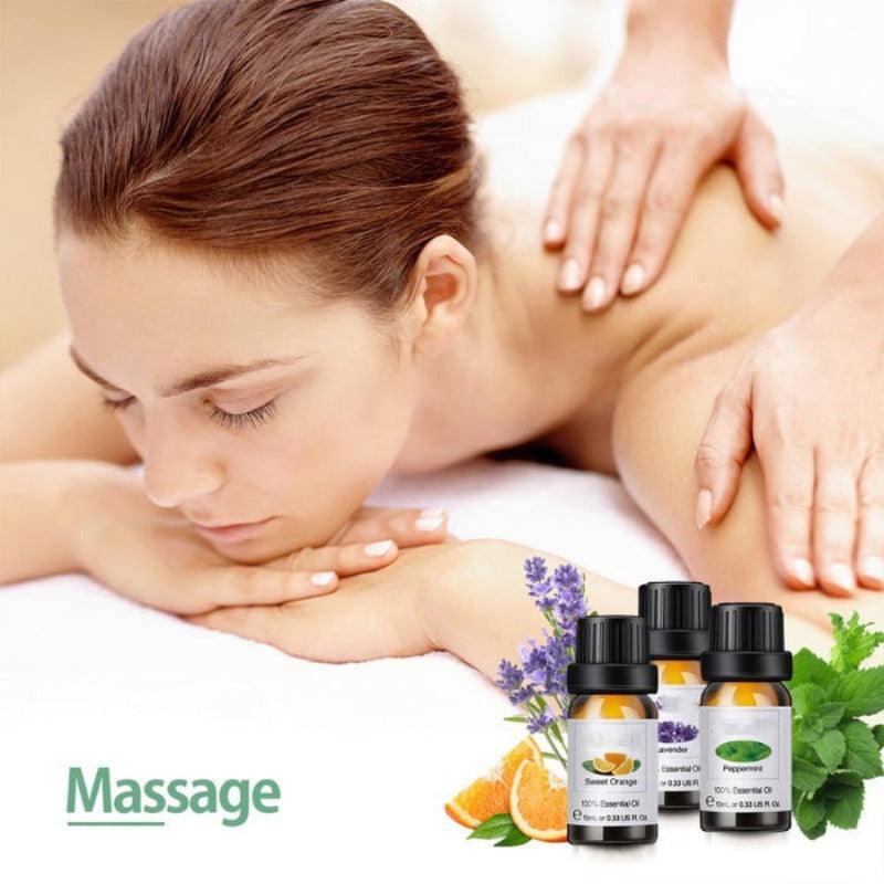 10ml Essential Oils Gift Set of 6 Pieces Premium Quality Oils