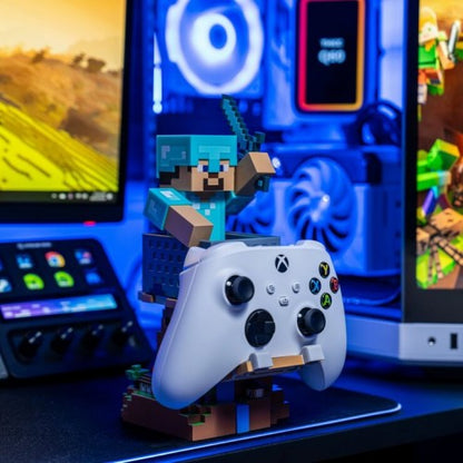 [Minecraft] "Steve" R.E.S.T Diamond Armor EXG Cable Guys Controller & Phone Stand