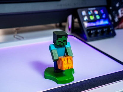 [Minecraft] "Zombie" Mini EXG Cable Guys Controller & Phone Stand