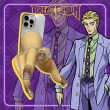 Jojo's Kira Yoshikage Funny Phone Case with Hand Model Stand