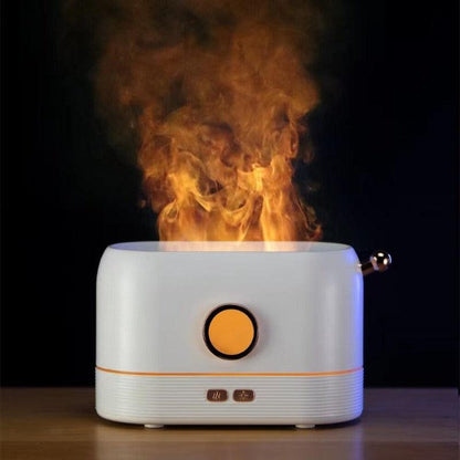 200ml Realistic Flame Humidifier For Aromatherapy and Air Purifier