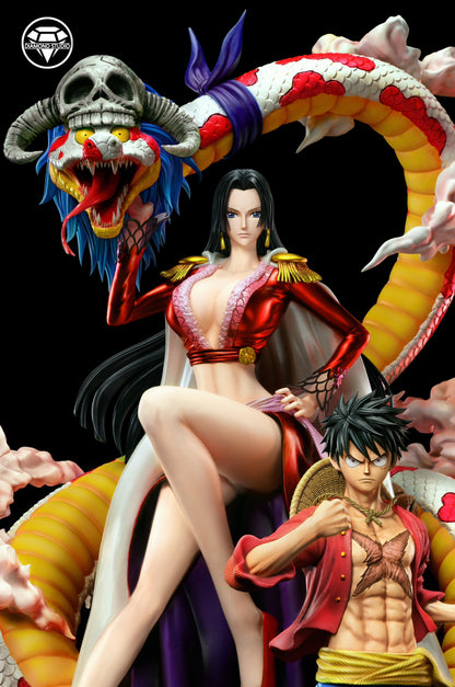 One Piece - Boa Hancock & Luffy | 1:6 Resin Statue | von Diamond Studio