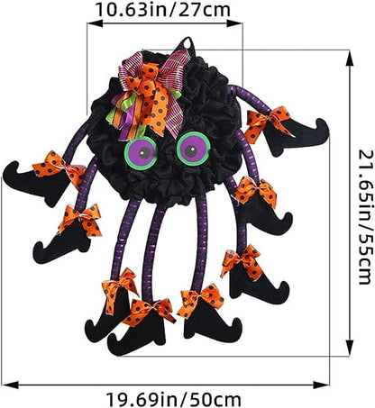 Spiri Halloween Multi-Legged Witch Wreath