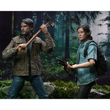 NECA The Last of Us Part II Ultimate Joel and Ellie Action Figure Two-Pack
