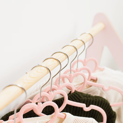 Montessori Furniture for Toddler, Wood Clothing Rack, Natural Nursery Clothes Rack, Christmas Gift