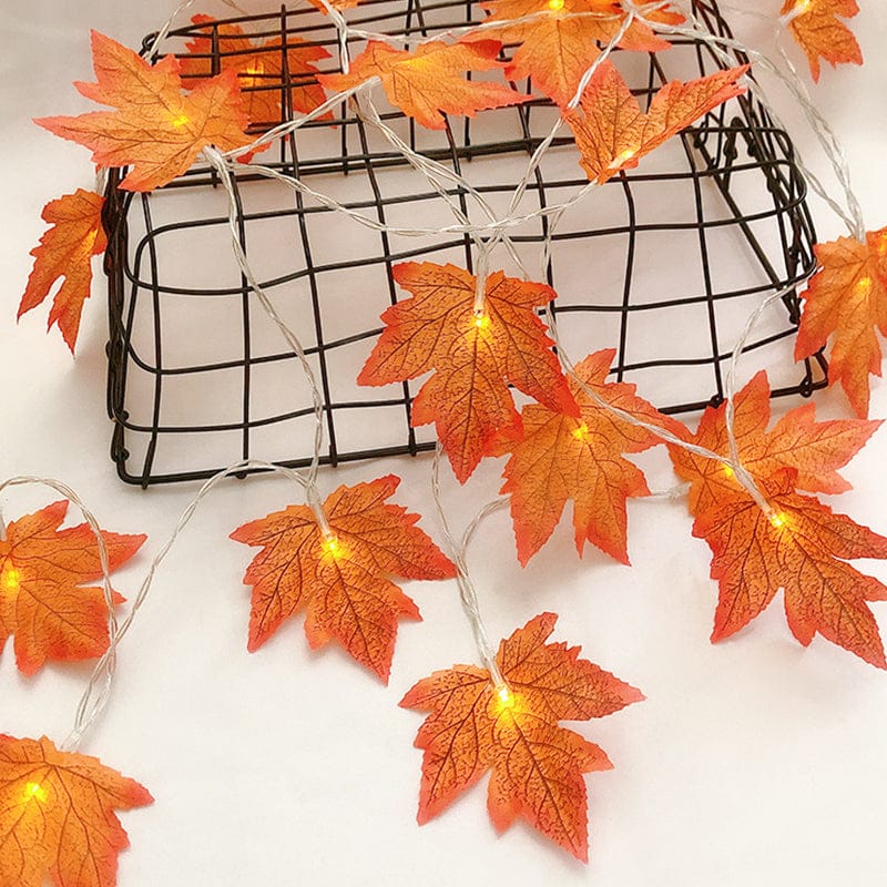 Mapelite Halloween Maple Leaf LED Light String