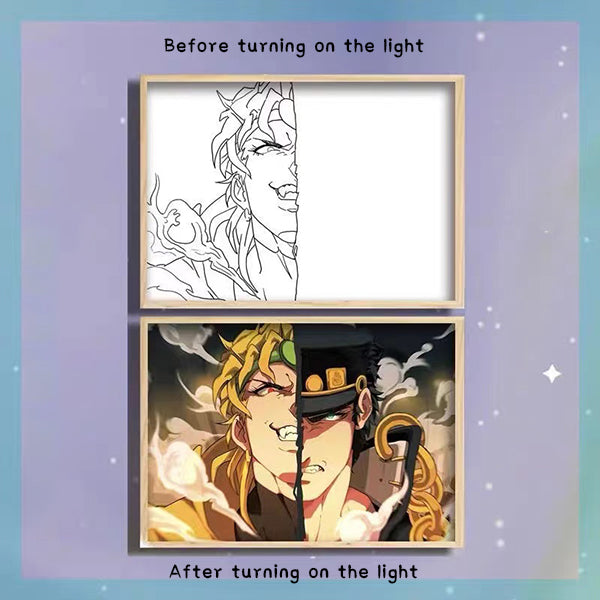 JoJo's Bizarre Adventure Decorative Painting Night Light