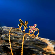 JOJO's Anime-inspired Ear Clip with Addition, Subtraction, Multiplication, and Division Symbols