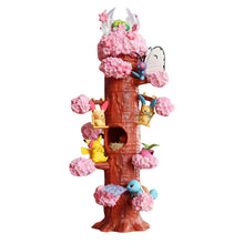 Set of 7 Pokemon Figures: Hoothoot Eevee Mimikyu Popplio Vulpix Litten