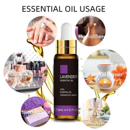 37 Flavor 10ml Essential Oils With Dropper