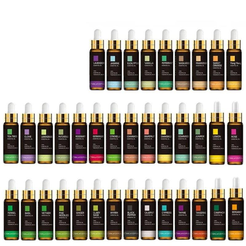 37 Flavor 10ml Essential Oils With Dropper