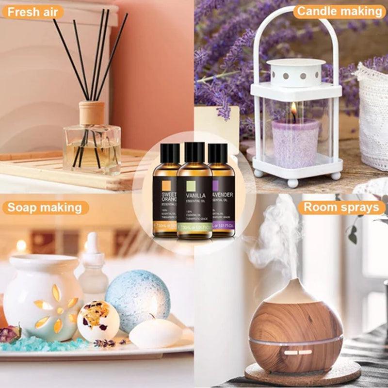 3 Pack Natural Fragrances Essential Oils