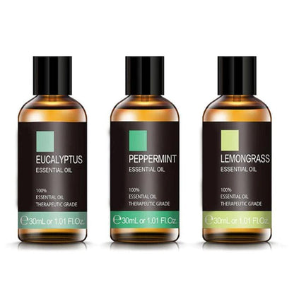 Essential Oils Combo Choose 3 Dropper Bottles Of 30ml Each