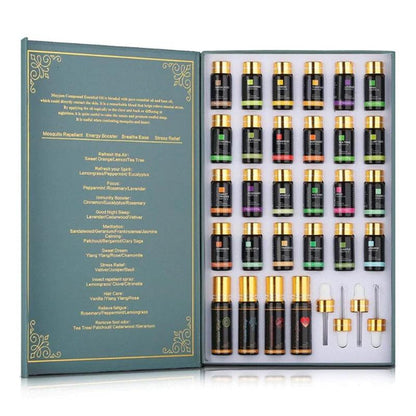 Pure Natural Essential Oils Gift Set Pack of 28 Unique Scents