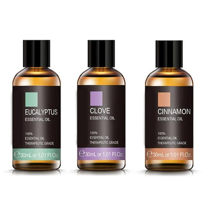 Essential Oils Combo Choose 3 Dropper Bottles Of 30ml Each
