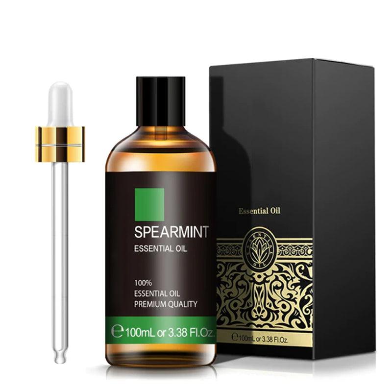 Spearmint Essential Oil 100ml Natural Mint Extract With Dropper