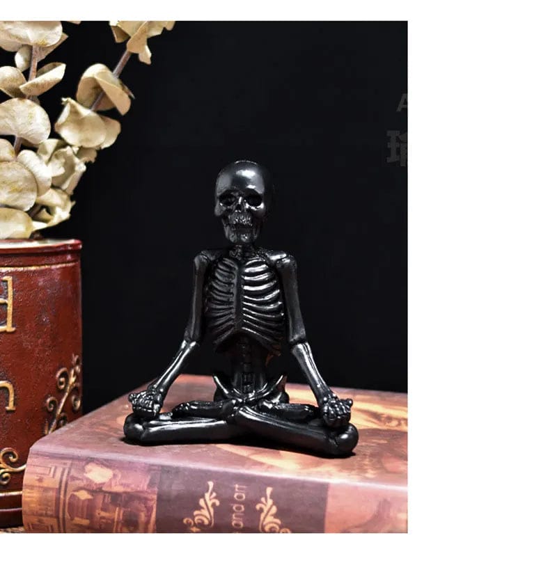 Skellpose Set of 4 Halloween Yoga Skull Skeletons