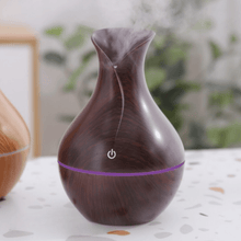 130ml Mini USB Aromatherapy Diffuser With Quiet Wood Grain