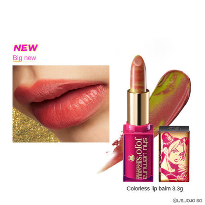 JOJO Stone Ocean Collection Lipstick and Lip Glaze