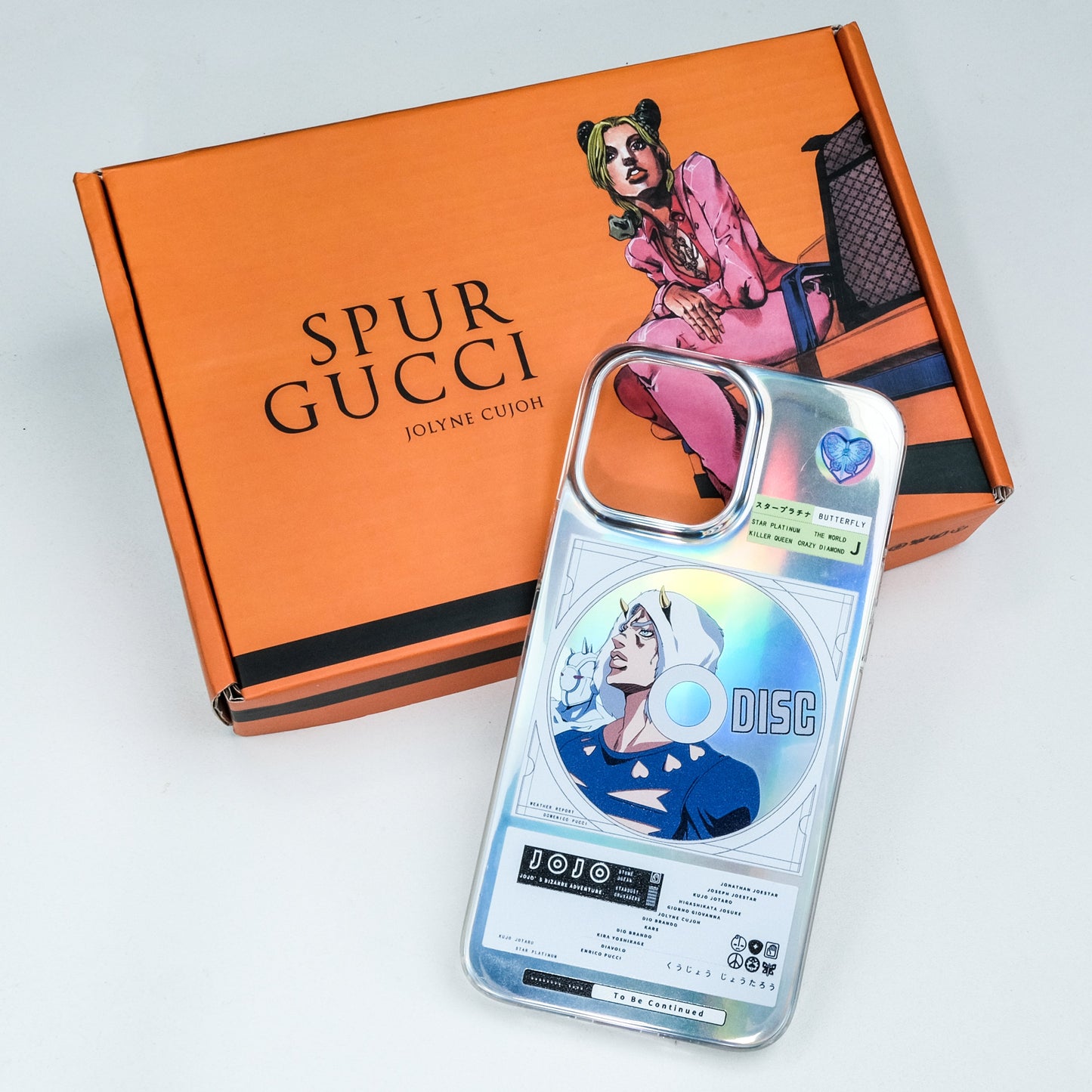 Stone Ocean laser iphone case2