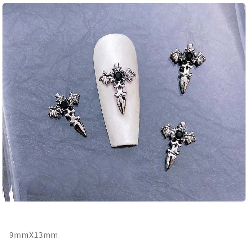 Gothastic 3D Gothic Halloween Nail Charms – Pack of 10