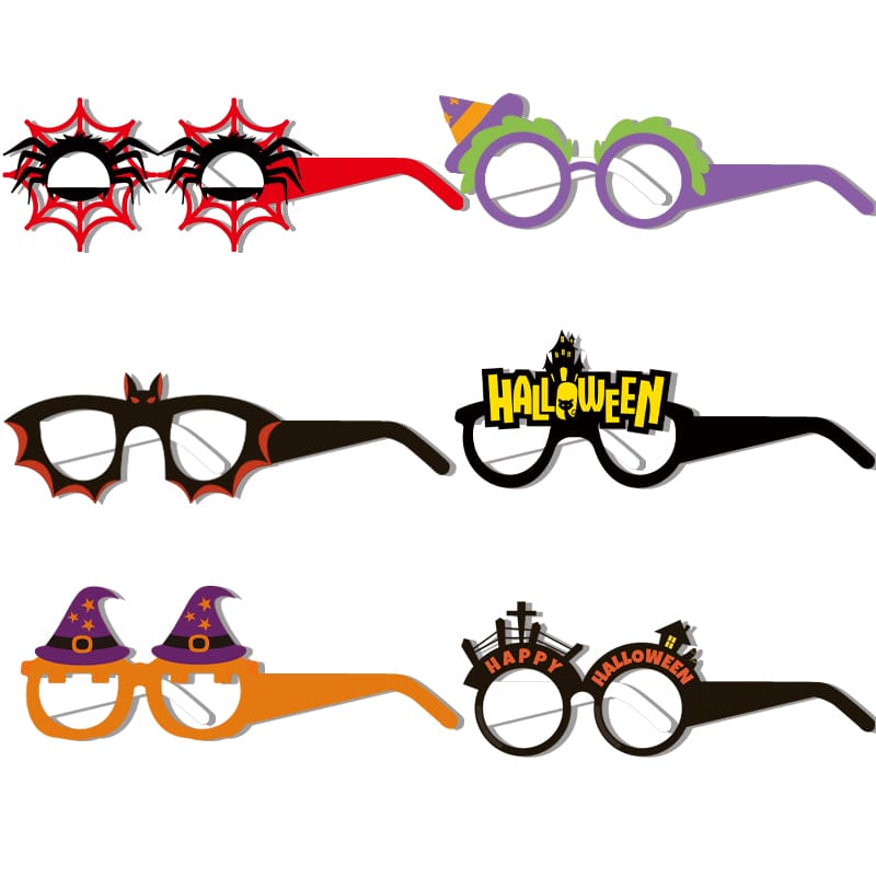 Partyboo Halloween Party Paper Glasses – Set of 6/12
