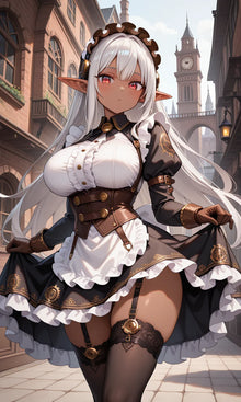 Anime Girl Free [Dark Elf Maid].(Free)