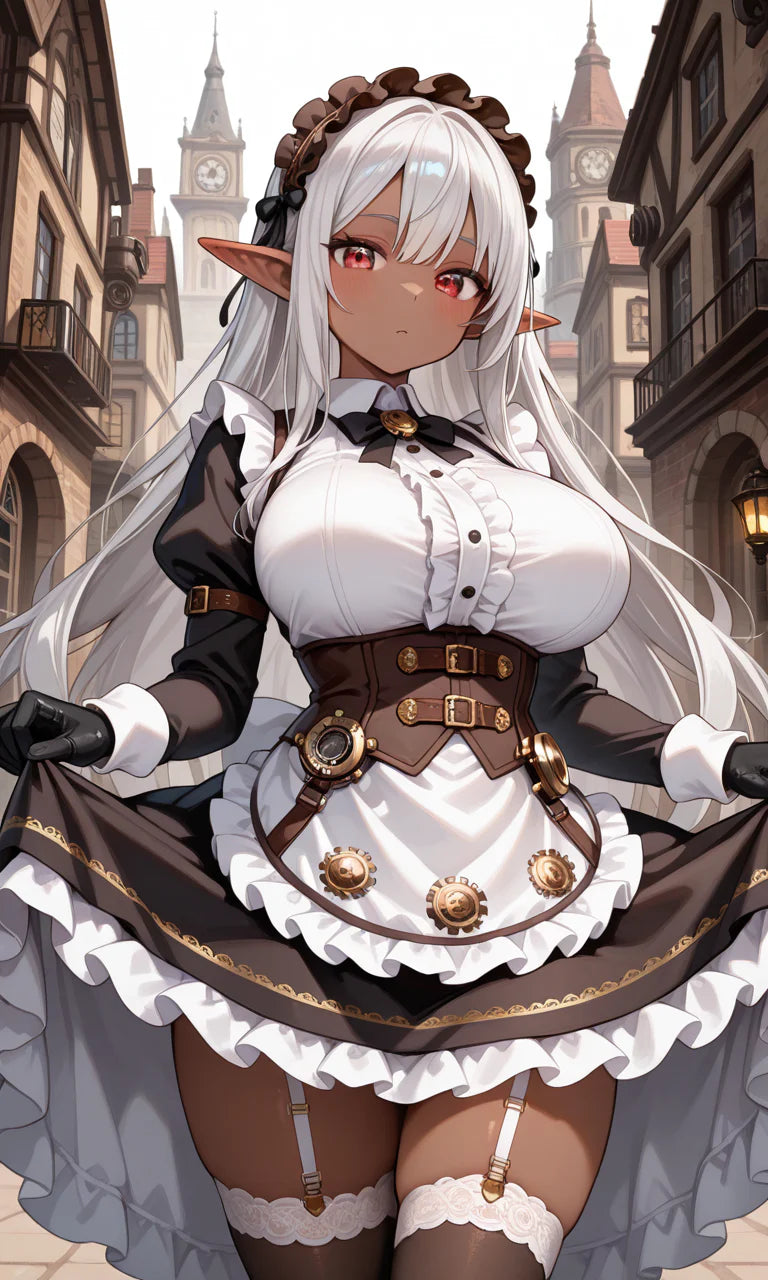 Anime Girl Free [Dark Elf Maid].(Free)