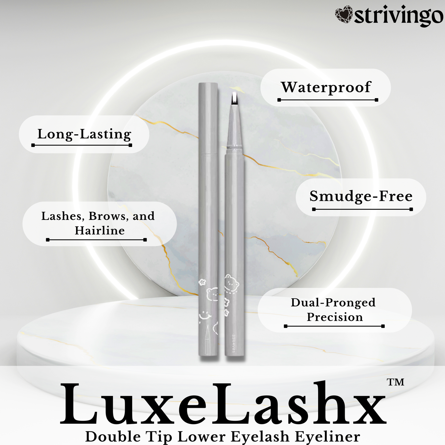 LuxeLashx Double Tip Lower Eyelash Eyeliner