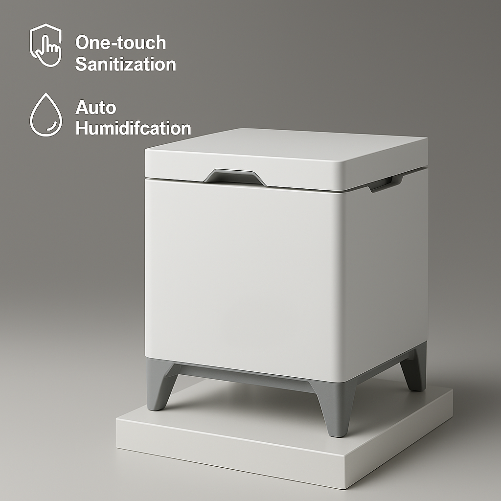 Ultrasonic Stainless Steel Easy Clean Cool Mist Humidifier