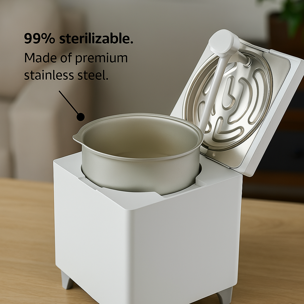 Ultrasonic Stainless Steel Easy Clean Cool Mist Humidifier