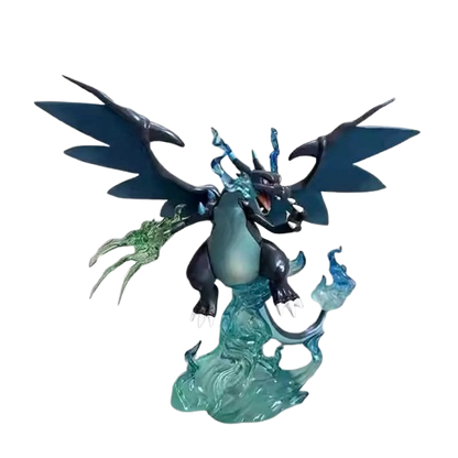 Detailed Pokemon Glurak Charizard or Quajutsu Greninja figure