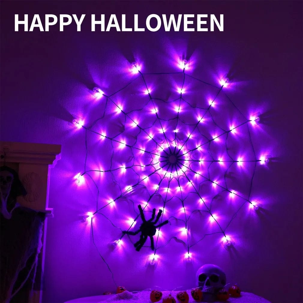 Invobrite Halloween Spider 80LED with remote control | 8 light modes