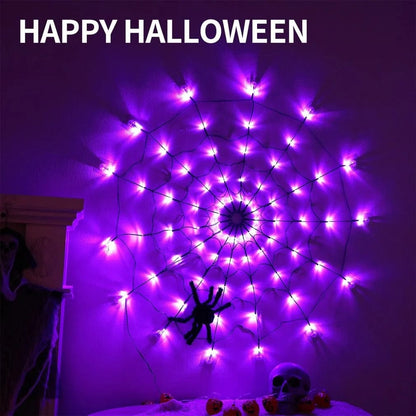 Invobrite Halloween Spider 80LED with remote control | 8 light modes