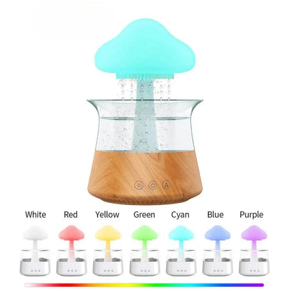 LED Mushroom Humidifier With Color Changing Mist And Quiet Operation