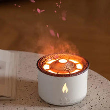 Decorative Volcano Flame Mist Humidifier for Home and Office Use