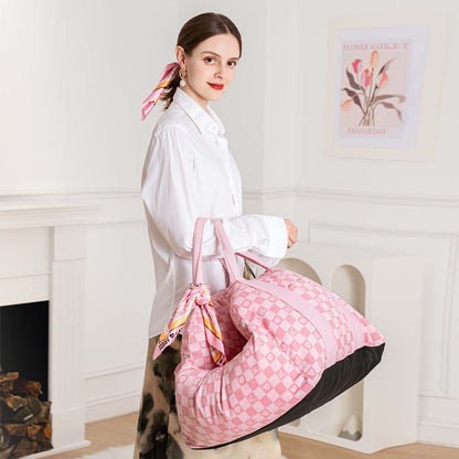 FUNNYFUZZY X Klarna 여행용 안전 대형견용 카시트 침대