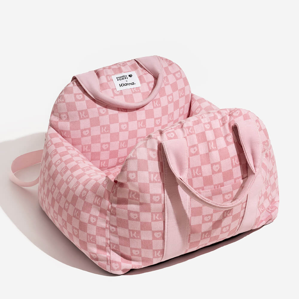 FUNNYFUZZY X Klarna 여행용 안전 대형견용 카시트 침대