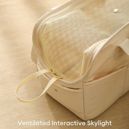Stylish Plaid Travel-Friendly Dog & Cat Carrier Bag