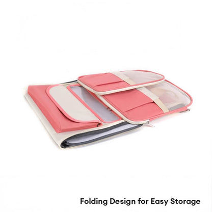 Colorblock Multi-Pocket Crossbody Handbag Cat Carrier Bag