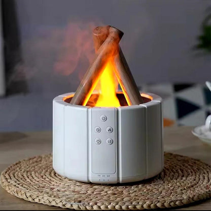 Ultra Quiet Aromatherapy Diffuser with Simulated Flame