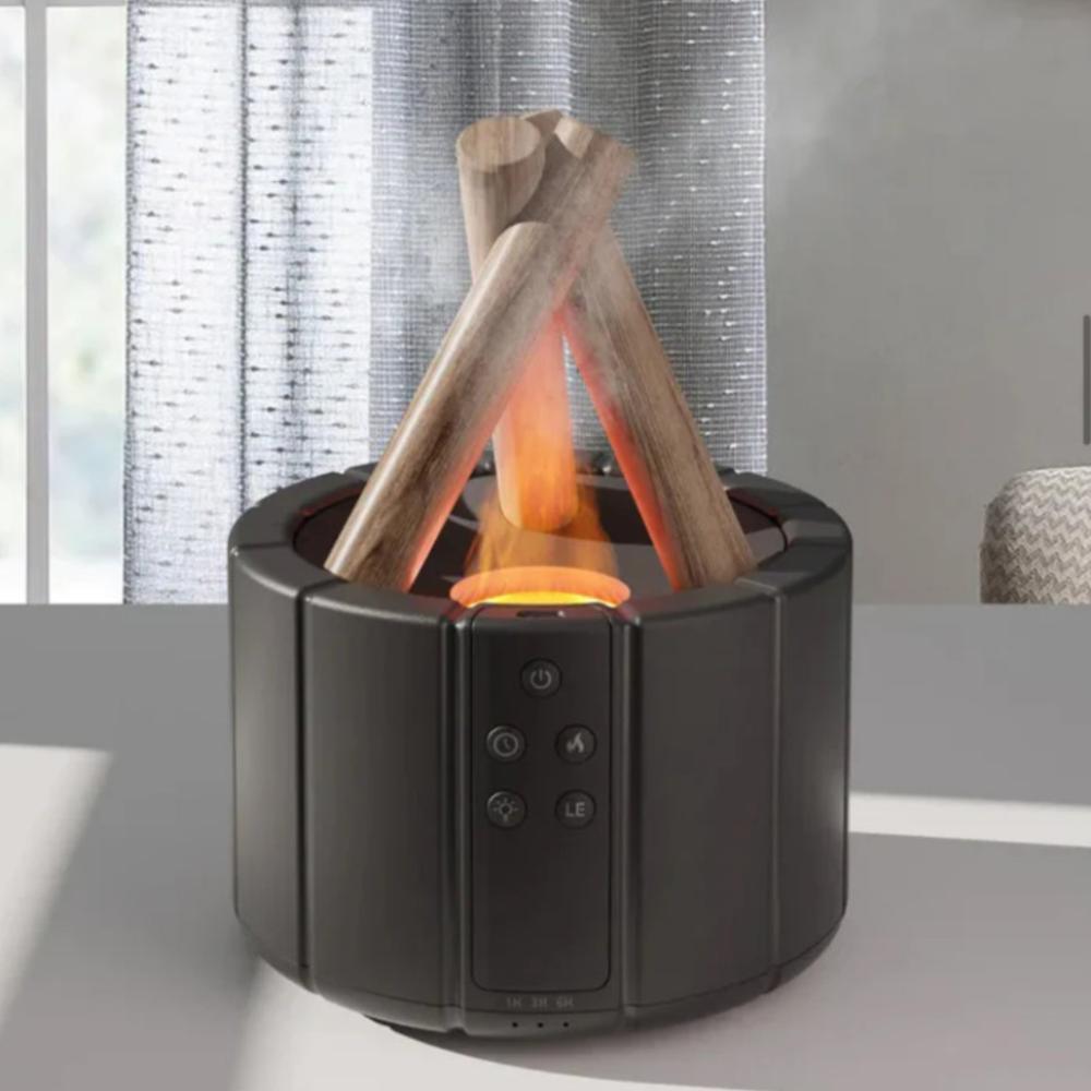 Ultra Quiet Aromatherapy Diffuser with Simulated Flame