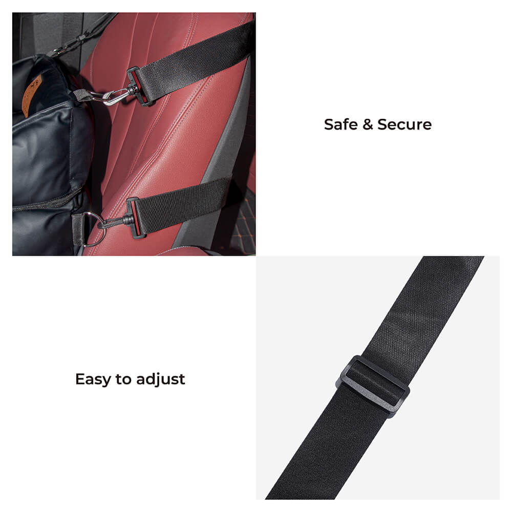 풀가죽 반려견용 자동차 시트 침대 - 포트