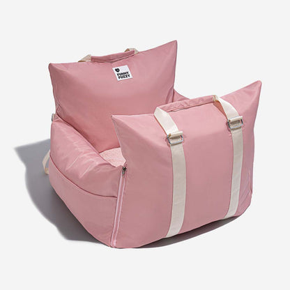 풀가죽 반려견용 자동차 시트 침대 - 포트