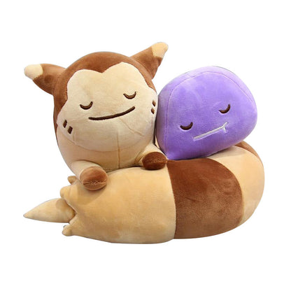 Furret / Wiesenior with Ditto plush toy (approx. 30cm)